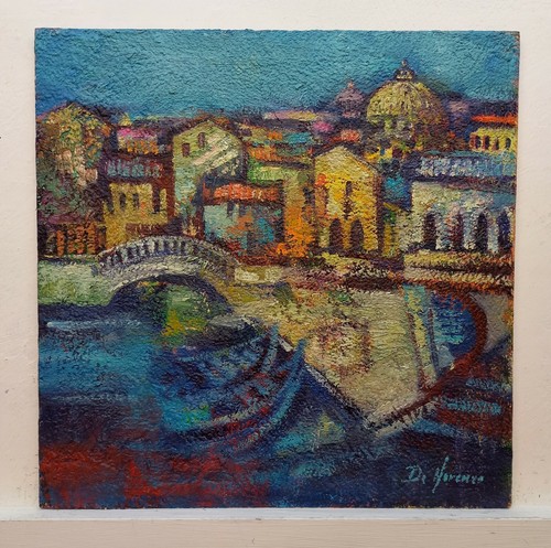 Dipinto quadro paesaggio olio - dipinto,