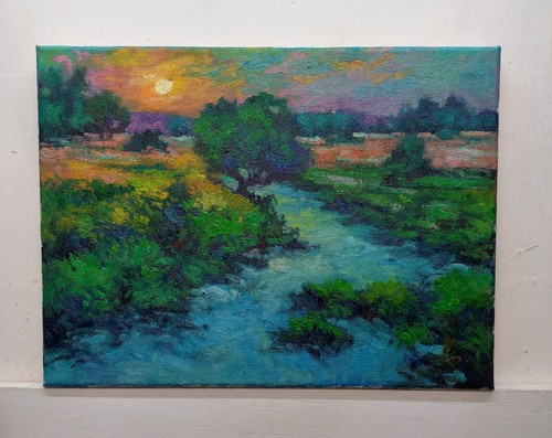 Quadro dipinto paesaggio - quadro, olio
