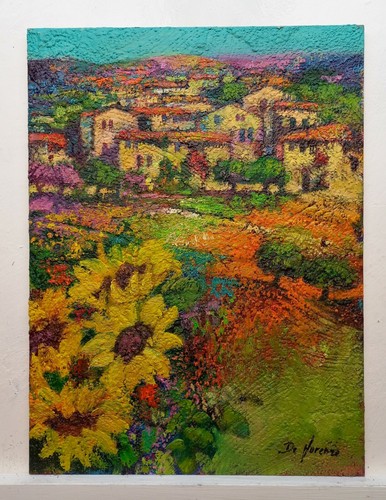 Quadro dipinto paesaggio - quadro,