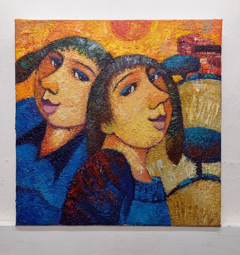 Quadro dipinto paesaggio - quadro,