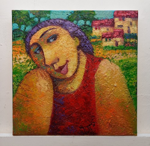 Quadro dipinto figura - quadro,