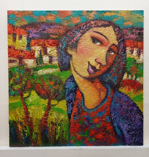 Dipinto quadro paesaggio - dipinto,