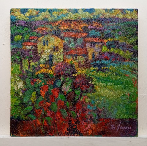 Dipinto olio paesaggio - dipinto, ad