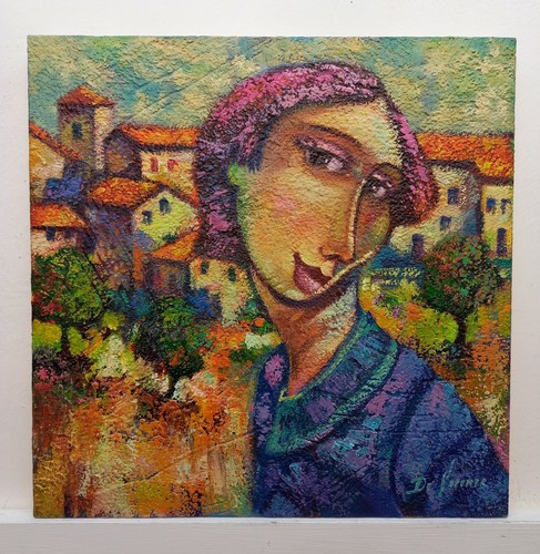 Quadro figura paesaggio - quadro,