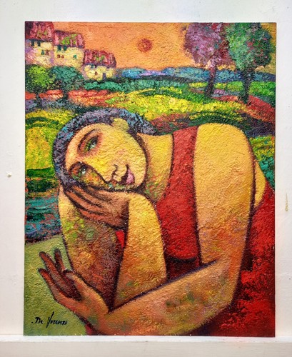 Dipinto quadro paesaggio - dipinto,