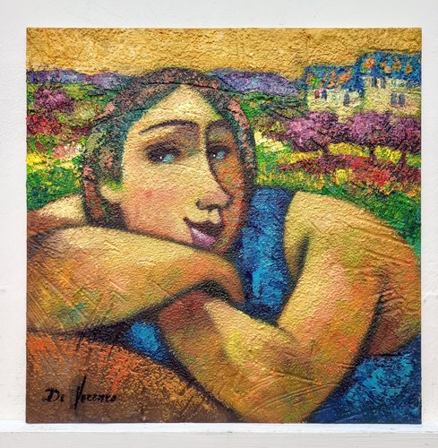Quadro dipinto paesaggio - dipinto,