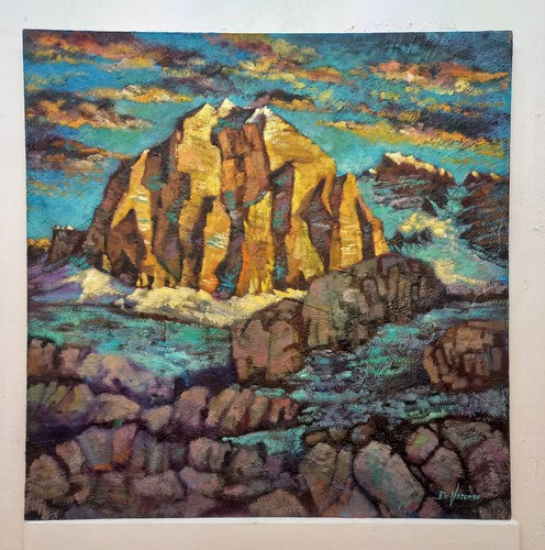Quadro paesaggio montagna - paesaggio,