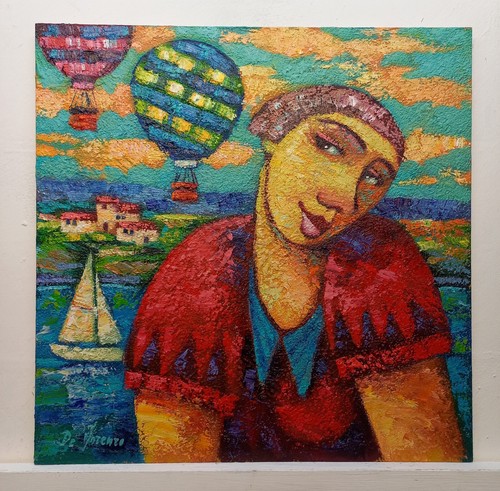 Quadro dipinto figura - quadro,