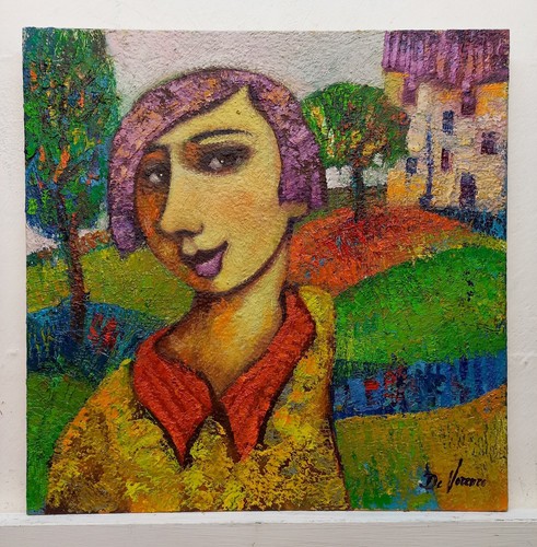 Paesaggio figura quadro - figura,