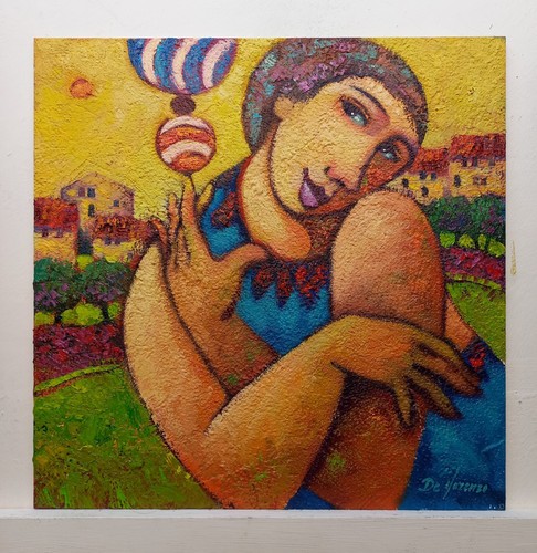 Quadro dipinto figura - quadro,