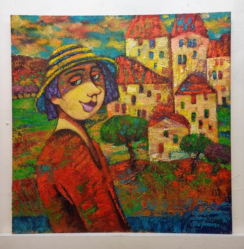 Quadro dipinto paesaggio - quadro,