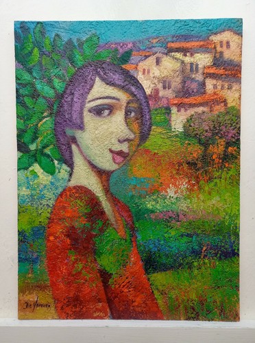 Quadro dipinto paesaggio - quadro,