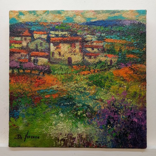 Quadro dipinto paesaggio tela - paesaggio,